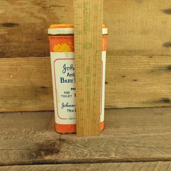 Vintage 1986  Johnson's Antiseptic Baby Powder 100th Anniversary Collectable Tin - Picture 8 of 8